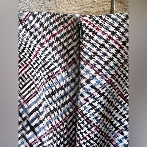 White House Black Market Women's Skirt Plaid Multicolor Size 14 - Picture 10 of 10